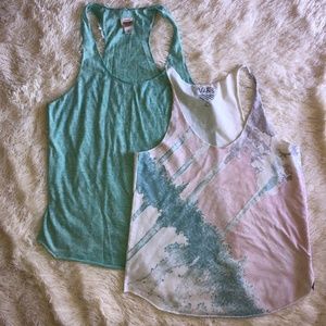Vans Watercolor Tank Top w/Bonus Teal Burnout Tank